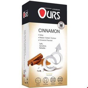 کاندوم اورس Cinnamon مدل خاردار و شیاردار بسته 12 عددی